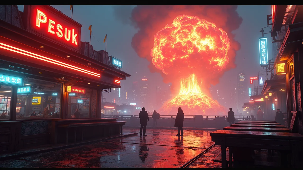 an exploding restaurant