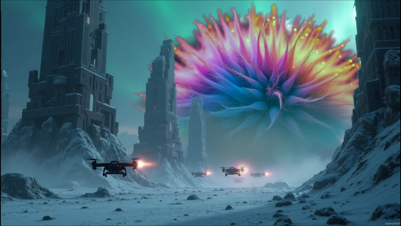 Snuggloid Encounter with Autonomous War Machine