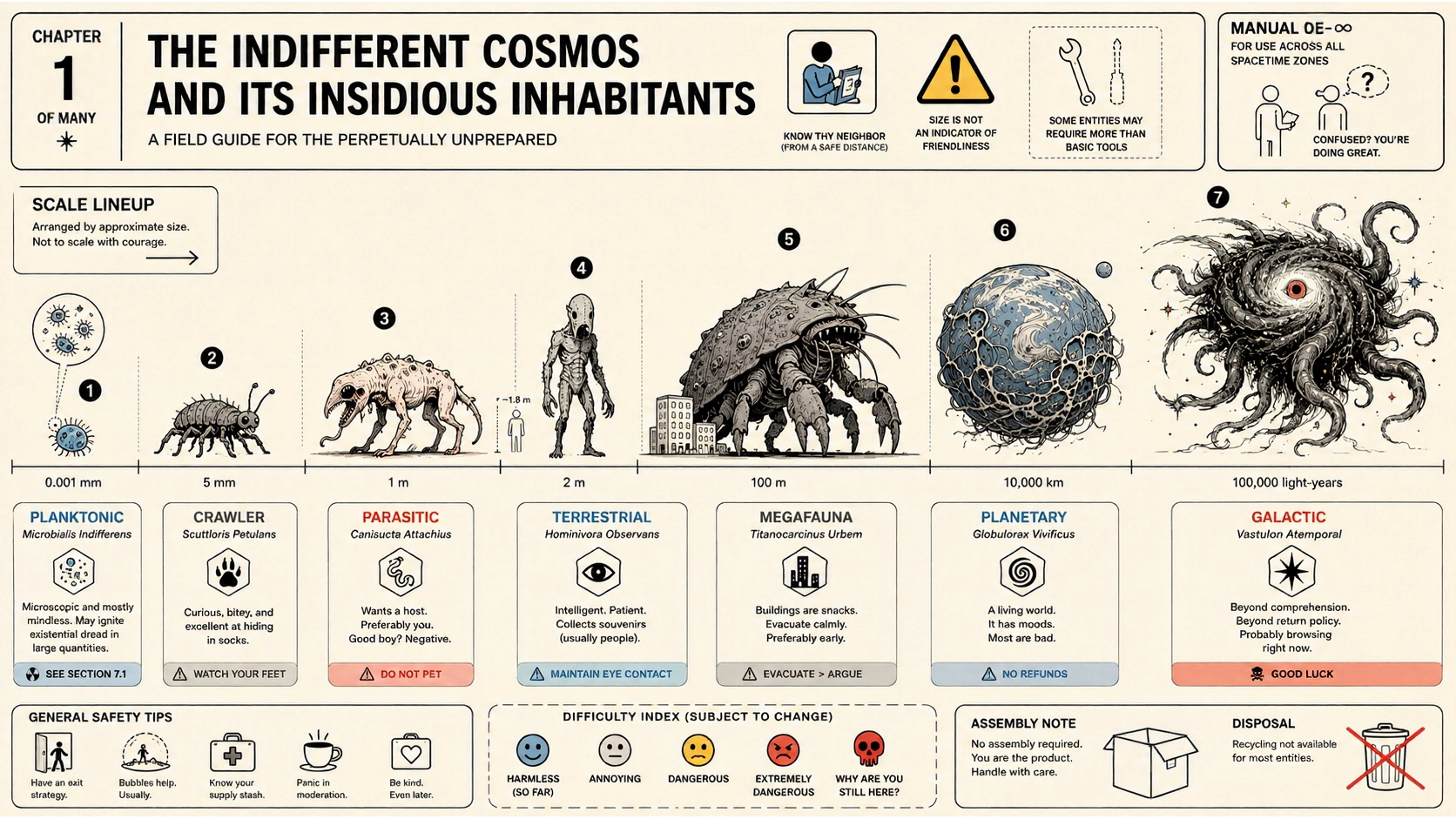 Chapter 1: The Indifferent Cosmos and Its Insidious Inhabitants illustration
